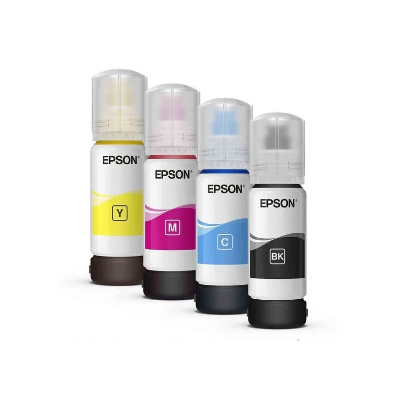 Pack De 4 Bouteilles D'encre EPSON 103 CMYN pour Imprimantes EcoTank L5296 /L5290 /L3266 / L3260 / L3256 / L3251 / L3250 / L3211 / L3210 / L1250/ L1210 